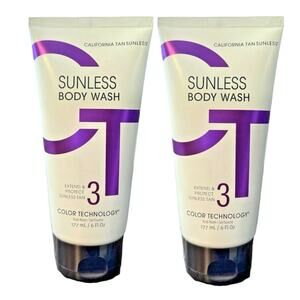 2 Pack California Tan Sunless Body Wash - Extend & Protect - Sunless Tan, 6oz Ea